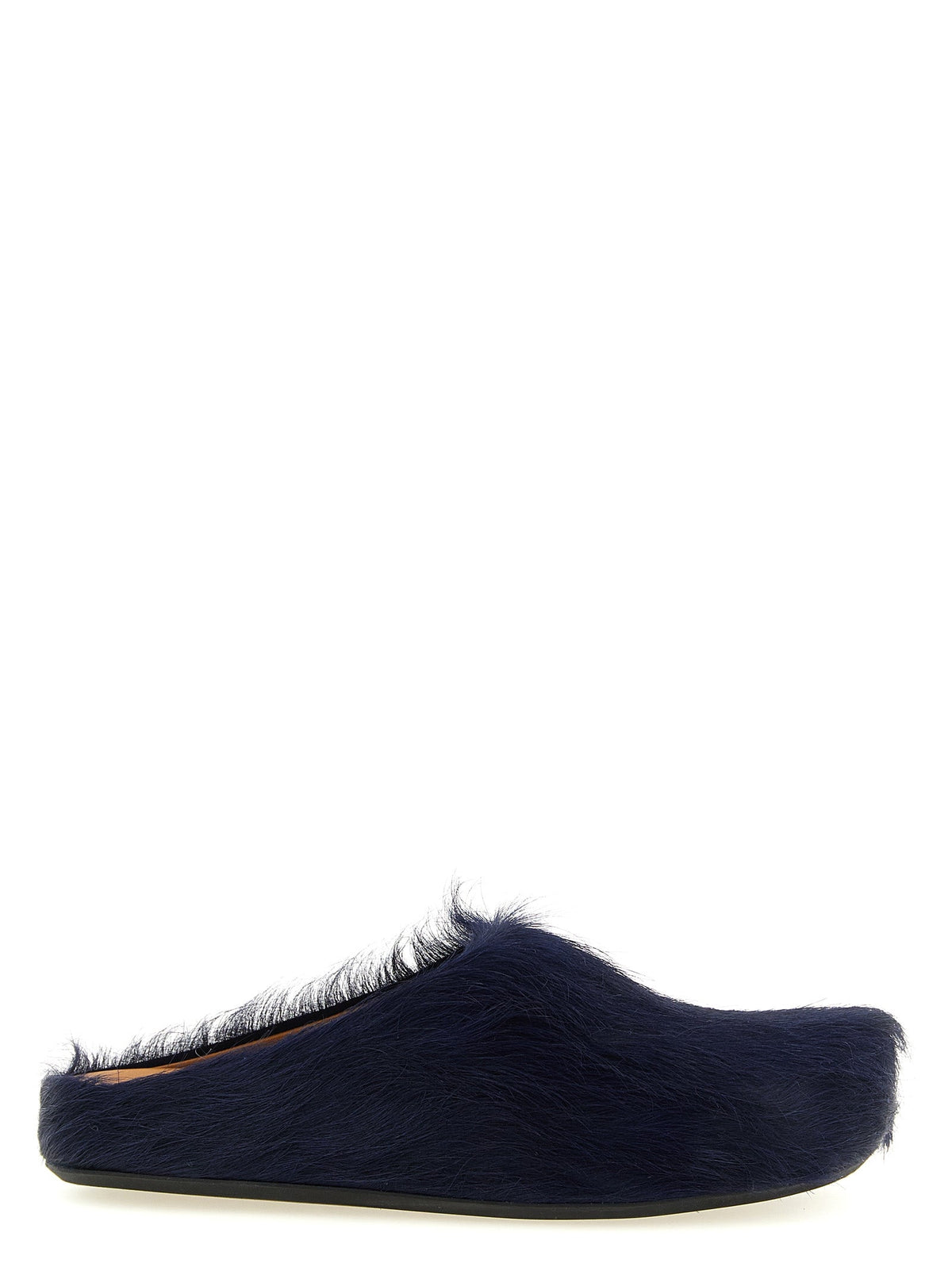 Marni Blue Calfskin Mules