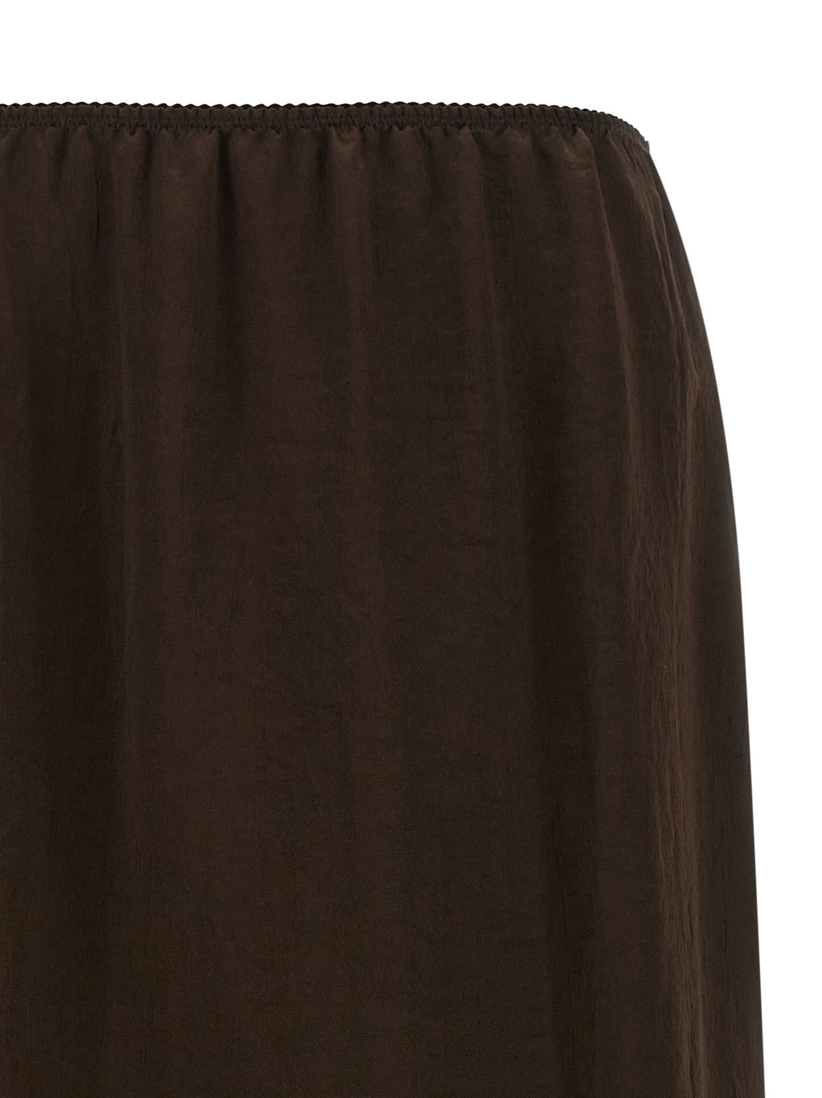Twinset Brown Marabou Midi Skirt