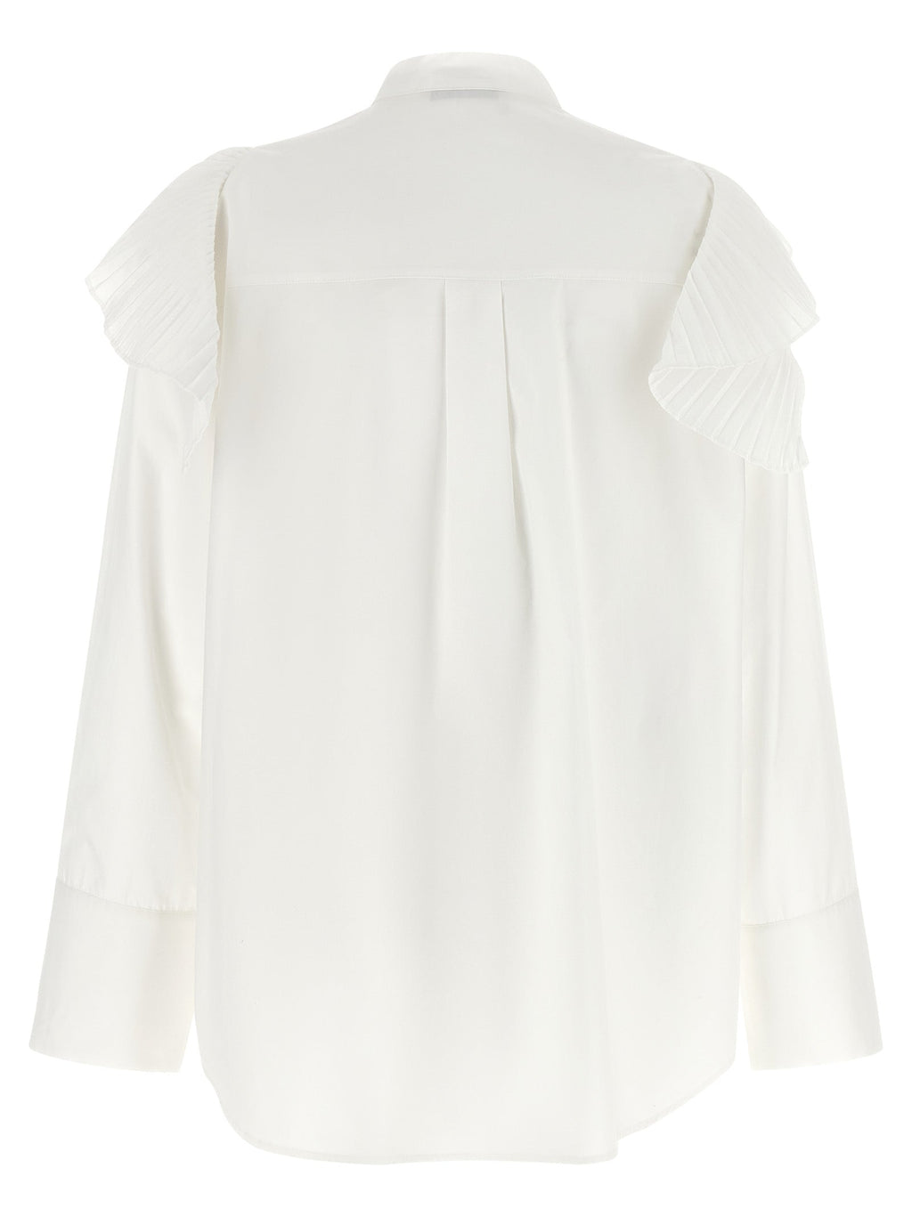 Alberta Ferretti White Cotton Blouse