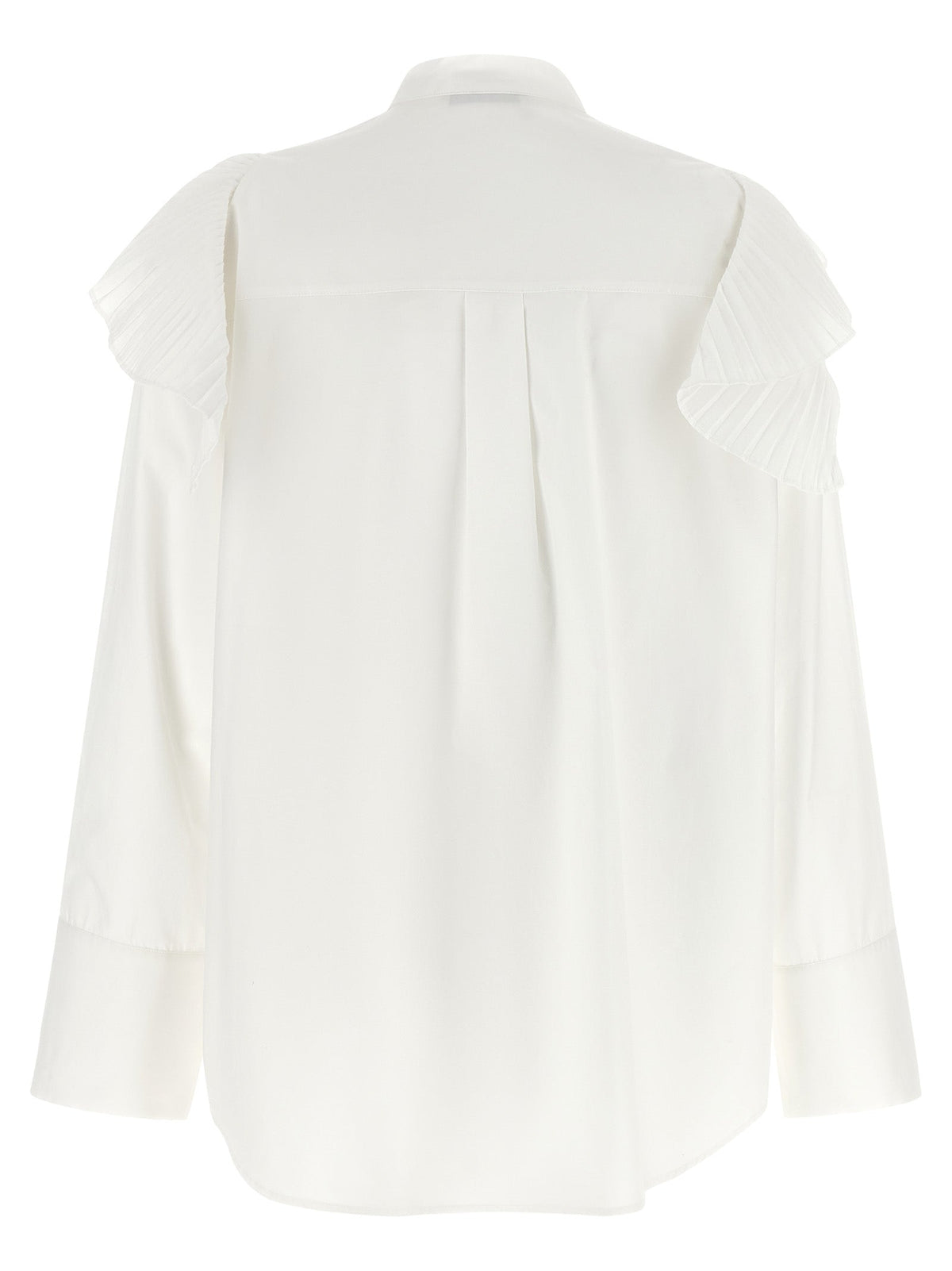 Alberta Ferretti White Cotton Blouse