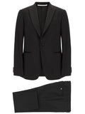 Pal Zileri Black Wool Two-Piece Suit