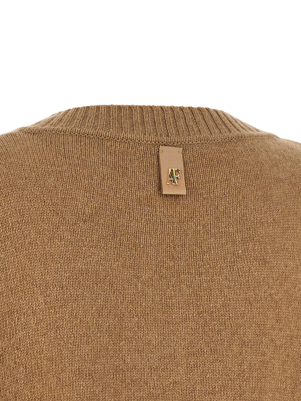 Alberta Ferretti Brown Cashmere Cardigan