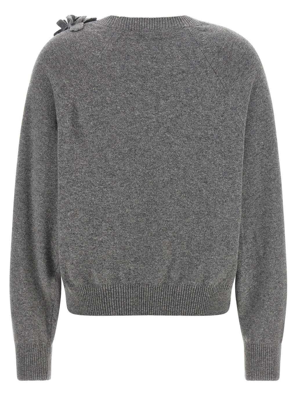 Alberta Ferretti Gray Virgin Wool Cardigan
