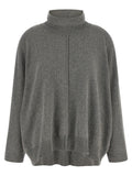 Alberta Ferretti Gray Cashmere Cardigan
