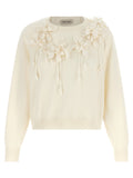 Alberta Ferretti White Virgin Wool Cardigan