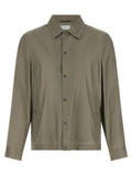 Brunello Cucinelli Bicolor Silk Full-Length Jacket