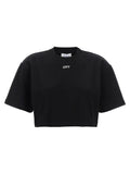 Off-White Black Cotton T-Shirt
