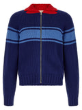 Marni Blue Cotton Cardigan