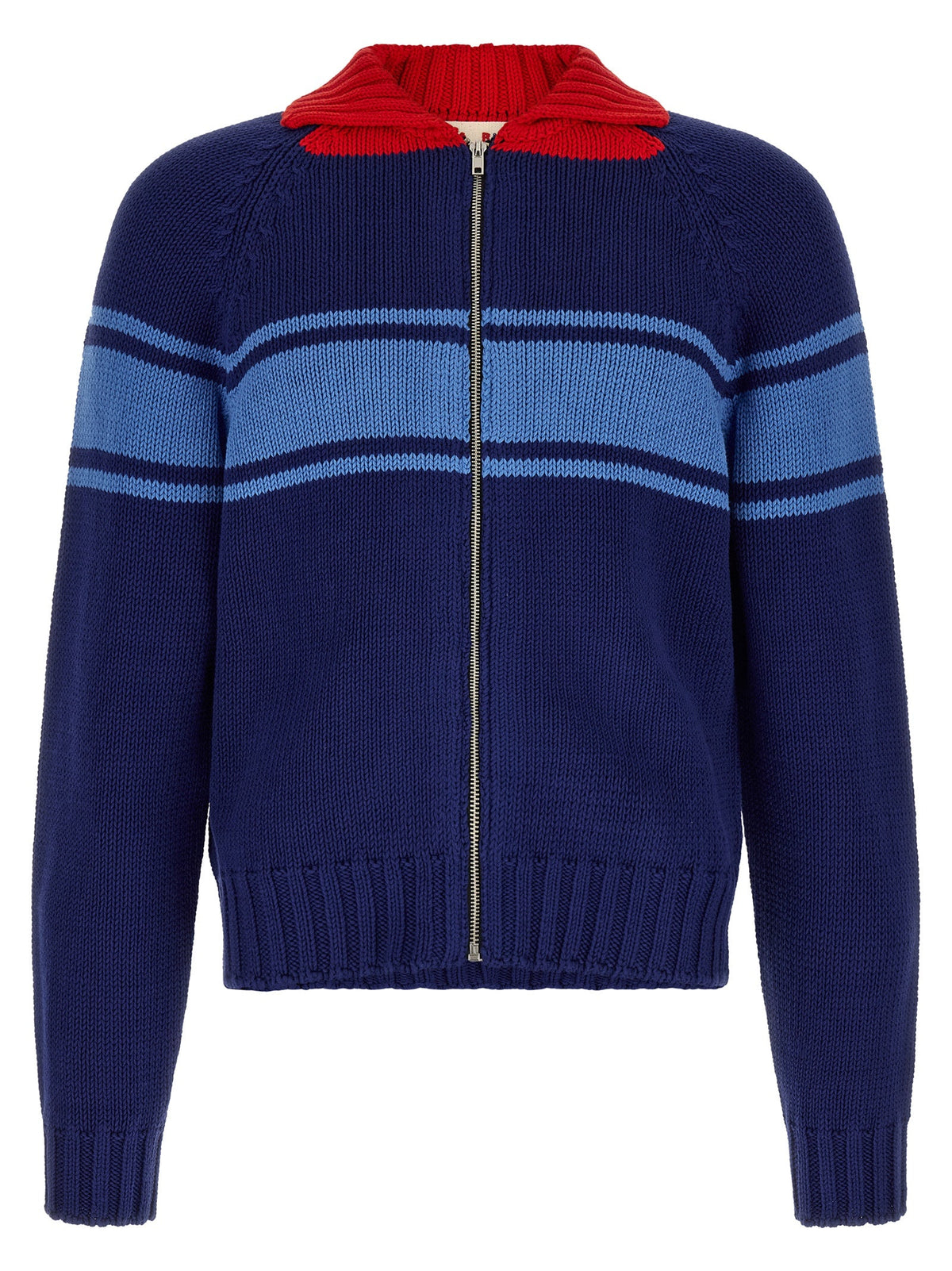 Marni Blue Cotton Cardigan