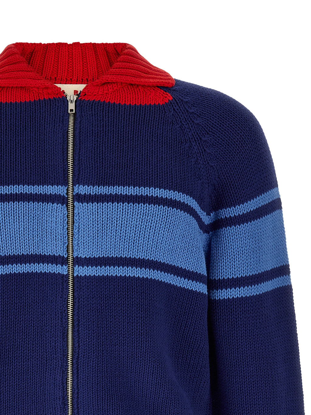 Marni Blue Cotton Cardigan