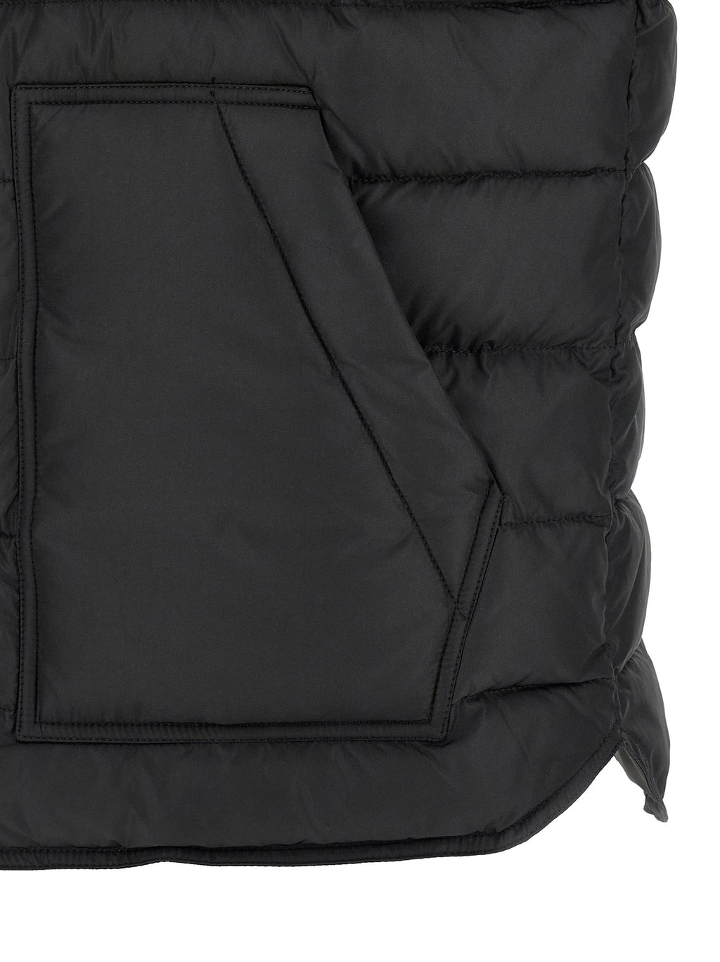 Dolce & Gabbana Black Polyester Sleeveless Jacket
