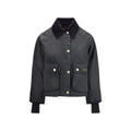 Barbour Black Cotton Full-Length Jacket
