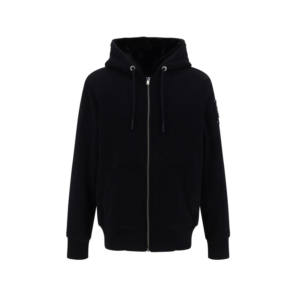 Moose Knuckles Black Polyester Sweatshirt