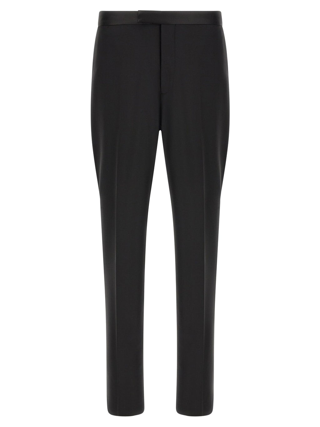Tagliatore Black Virgin Wool Two-Piece Suit