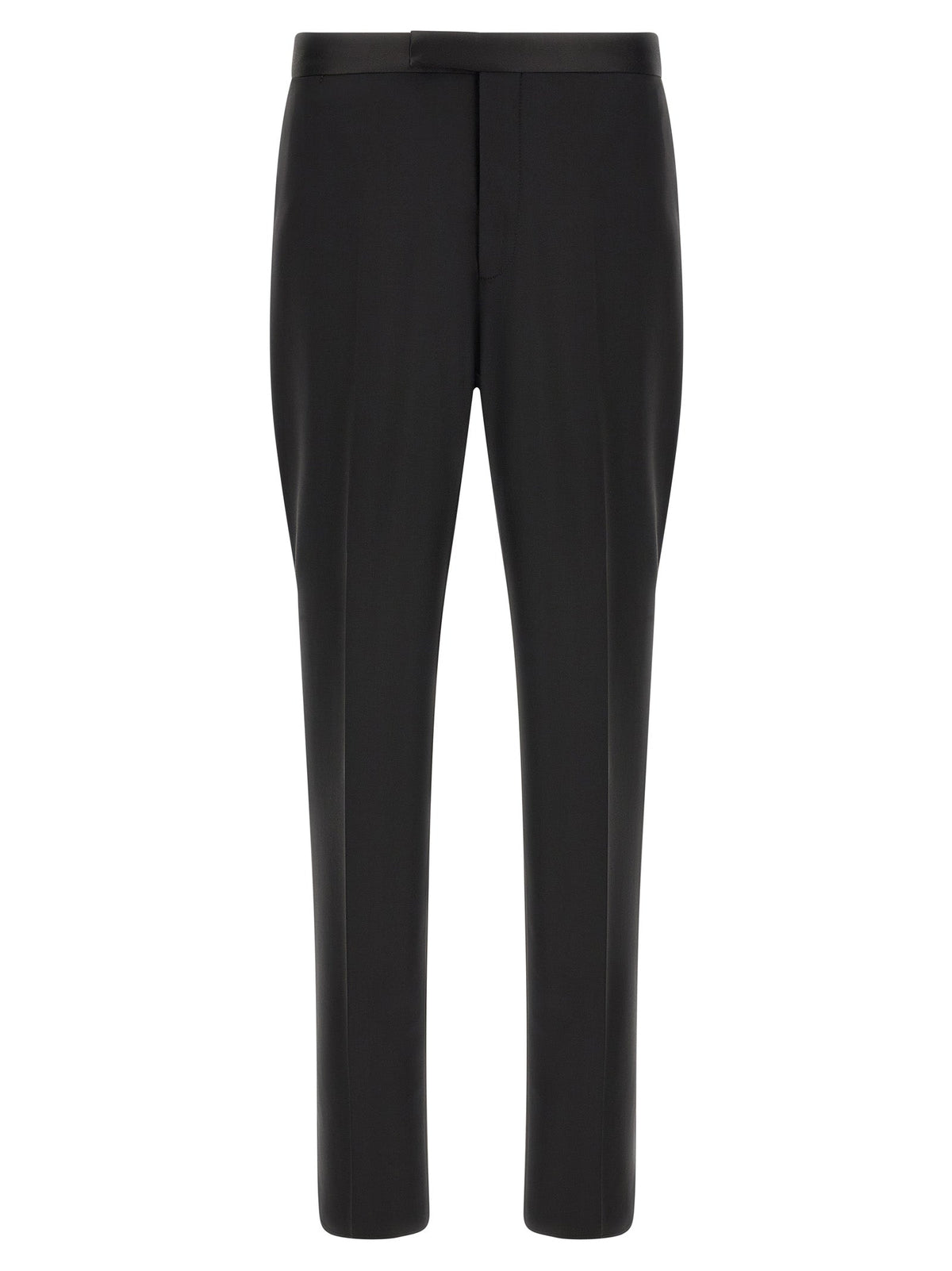 Tagliatore Black Virgin Wool Two-Piece Suit