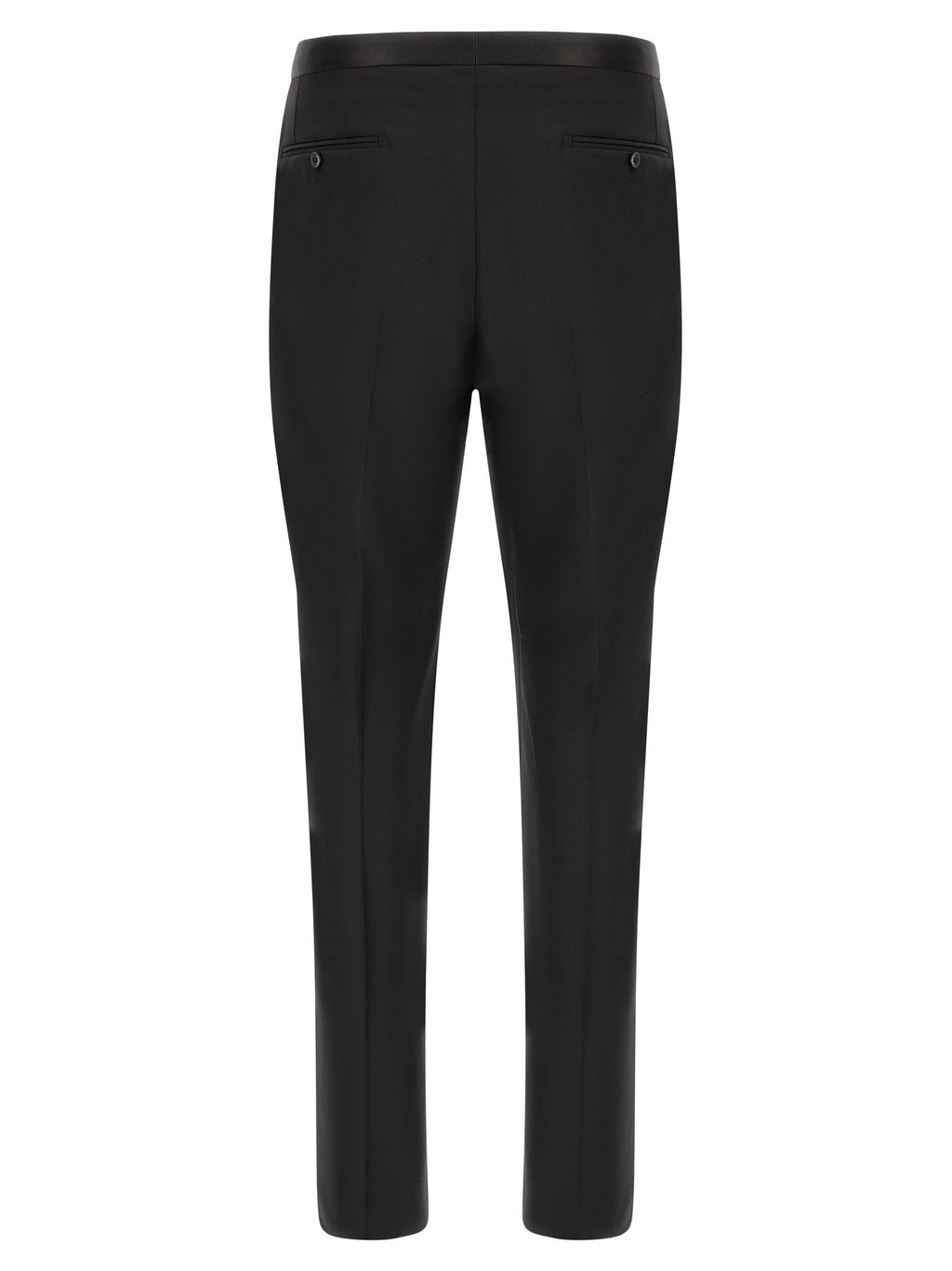 Tagliatore Black Virgin Wool Two-Piece Suit