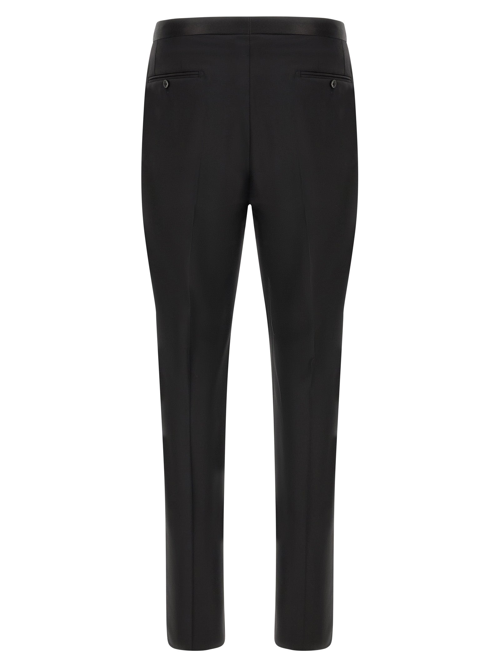 Tagliatore Black Virgin Wool Two-Piece Suit