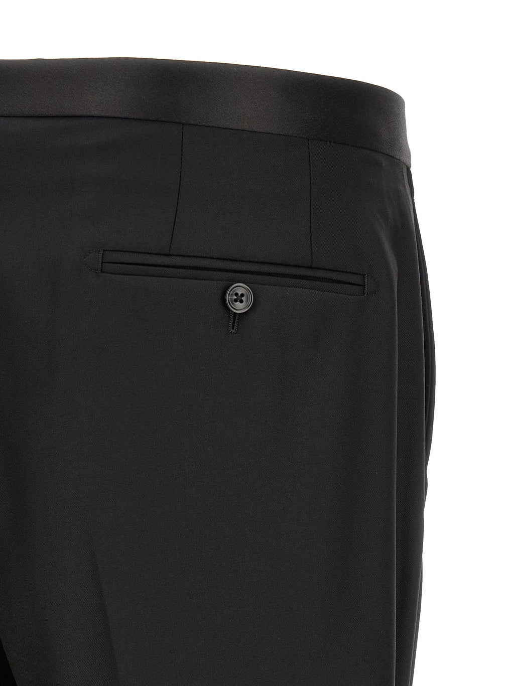 Tagliatore Black Virgin Wool Two-Piece Suit