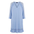 Blue Polyester Women Dress