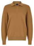 Hugo Boss Brown Cotton Polo Shirt