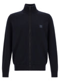 Hugo Boss Blue Cotton Cardigan