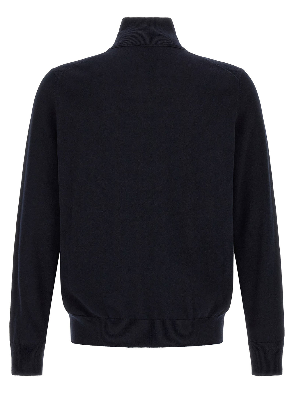 Hugo Boss Blue Cotton Cardigan