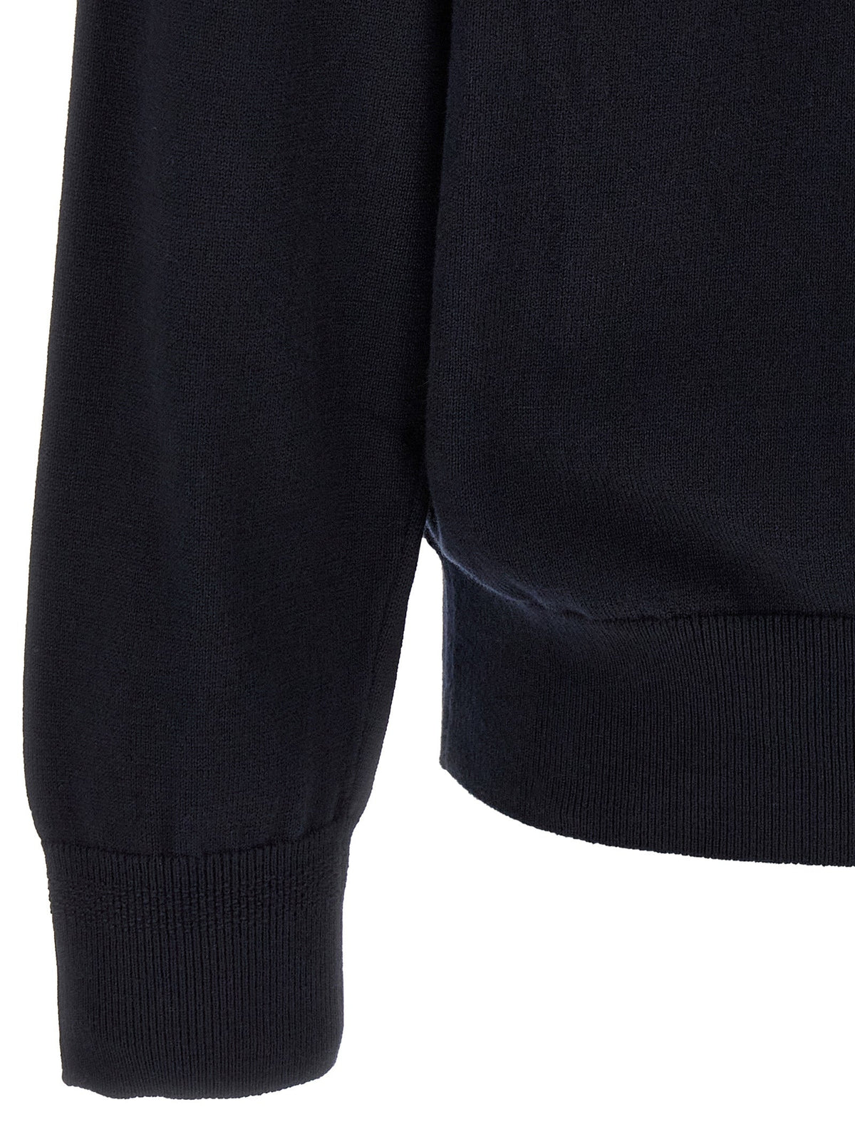 Hugo Boss Blue Cotton Cardigan