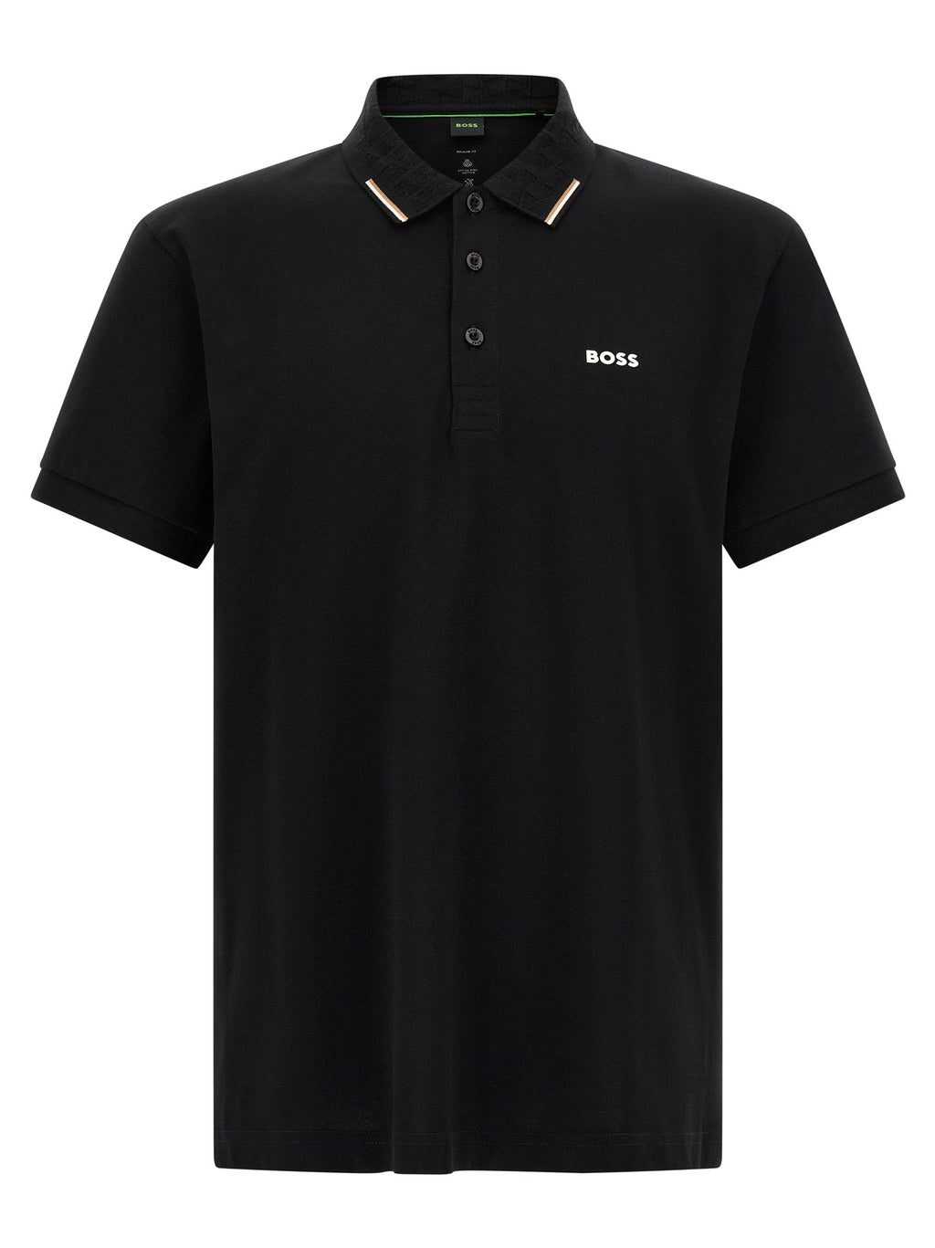 Hugo Boss Black Cotton Polo Shirt