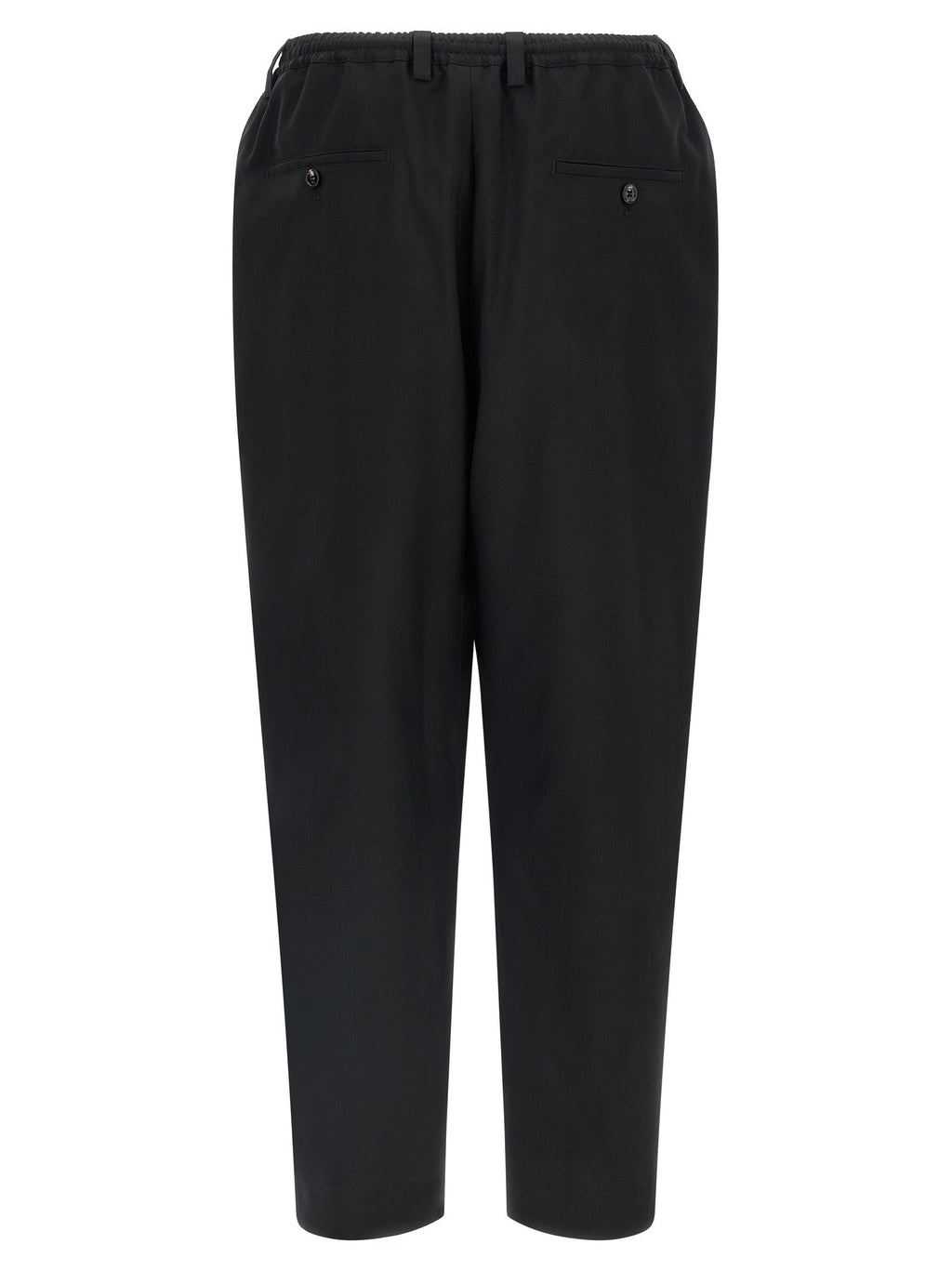 Marni Black Virgin Wool Cropped Pants