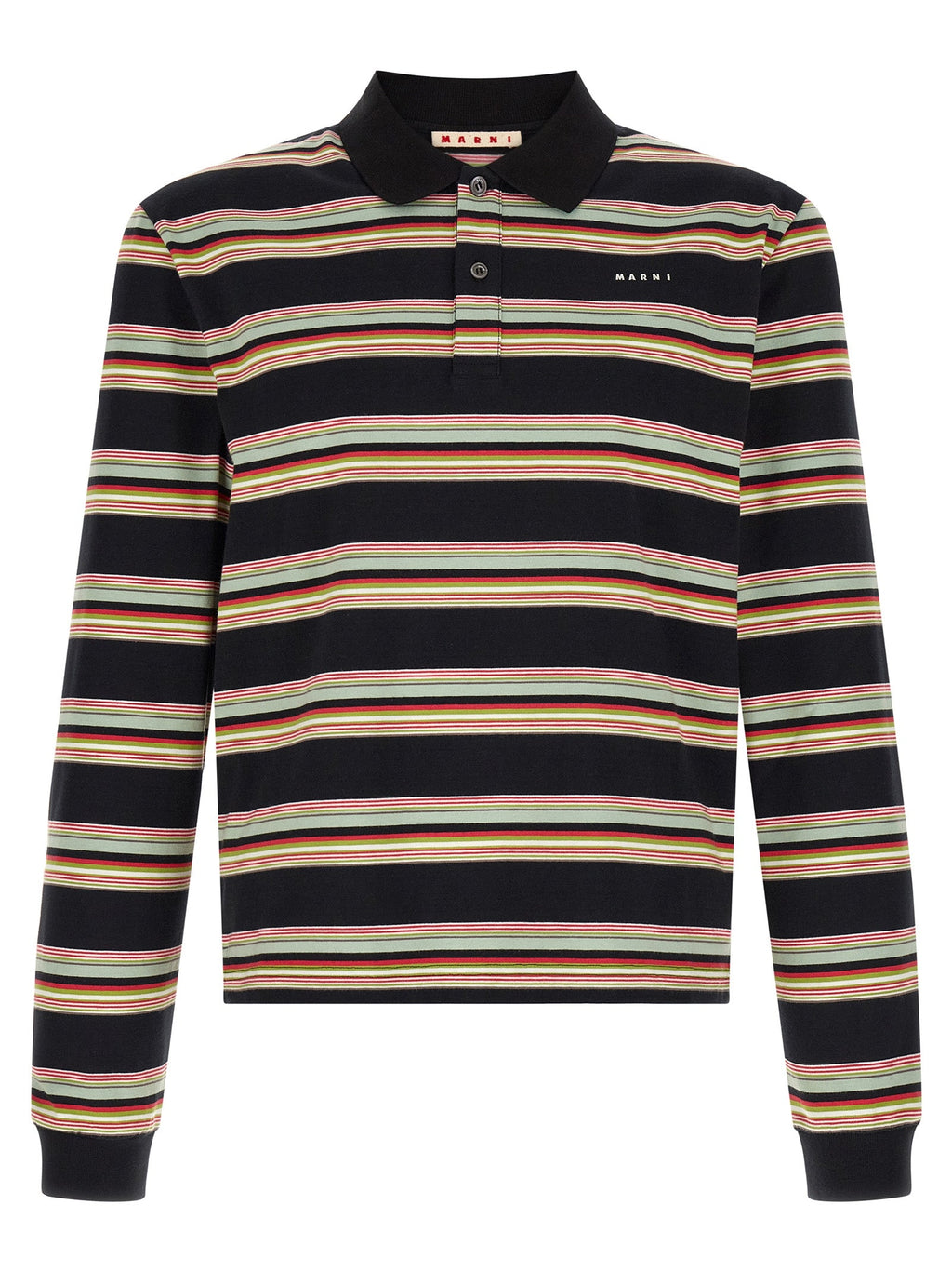 Marni Multicolor Cotton Polo Shirt