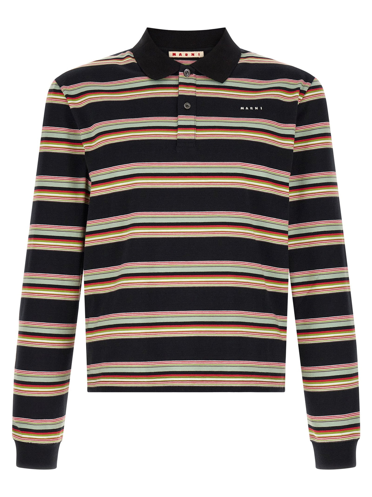 Marni Multicolor Cotton Polo Shirt