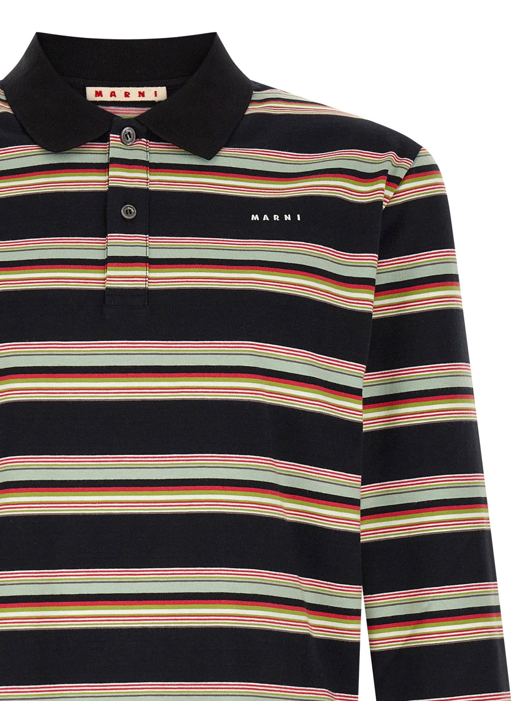 Marni Multicolor Cotton Polo Shirt