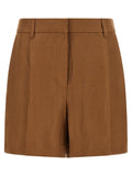 Brunello Cucinelli Brown Linen Bermuda Shorts