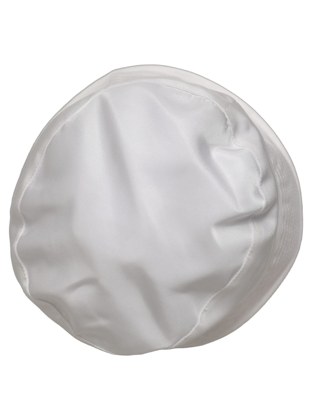 Dolce & Gabbana Men White Nylon Wide Brim Bucket Capello Hat