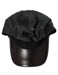 Dolce & Gabbana Men Dark Gray Herringbone Baseball Cap Hat