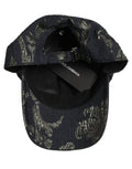 Dolce & Gabbana Men Black Floral Barocco Cotton Baseball Cap Hat