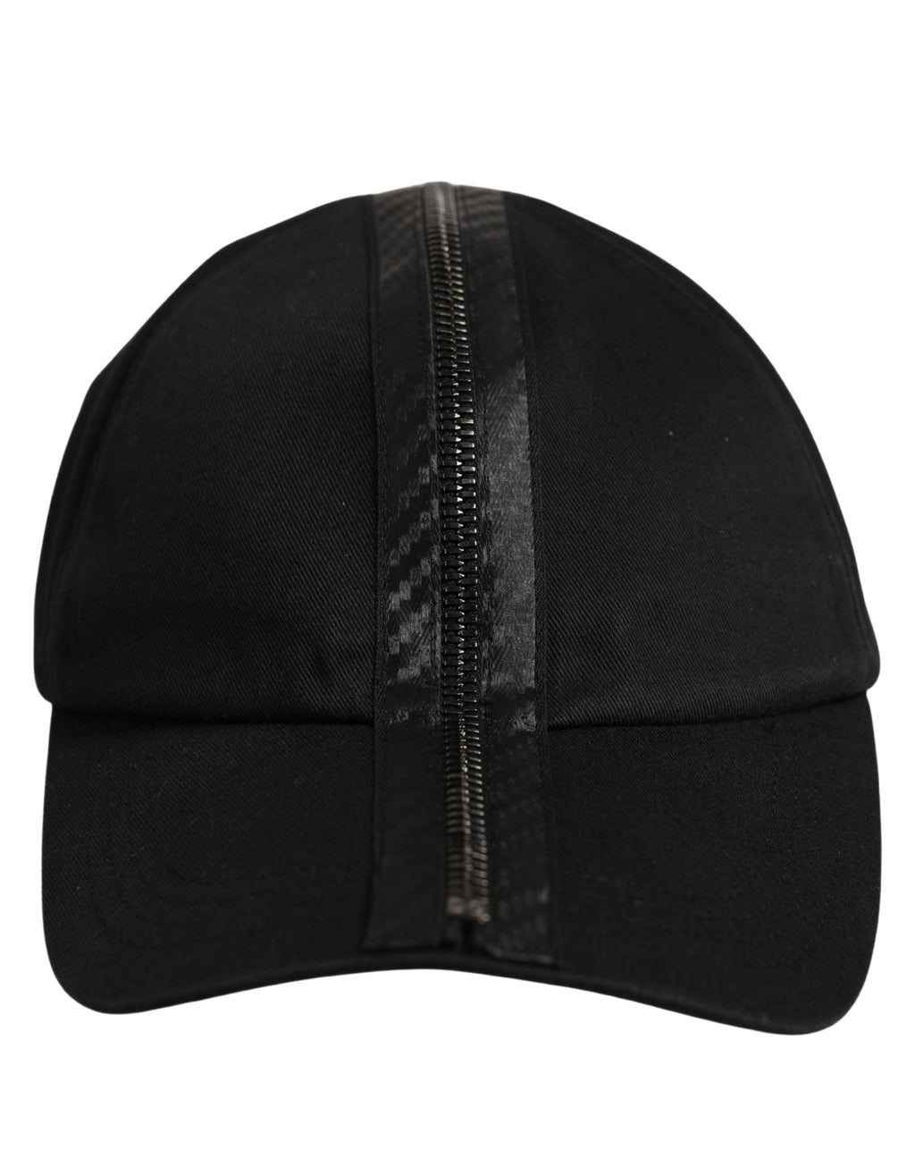 Dolce & Gabbana Men Black Cotton Baseball Cap 6 Panels Hat