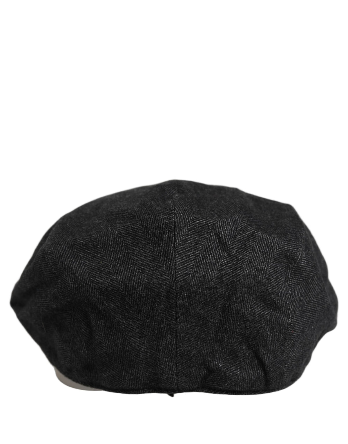 Dolce & Gabbana Men Black Cotton Flat Cloth Newsboy Cap Hat