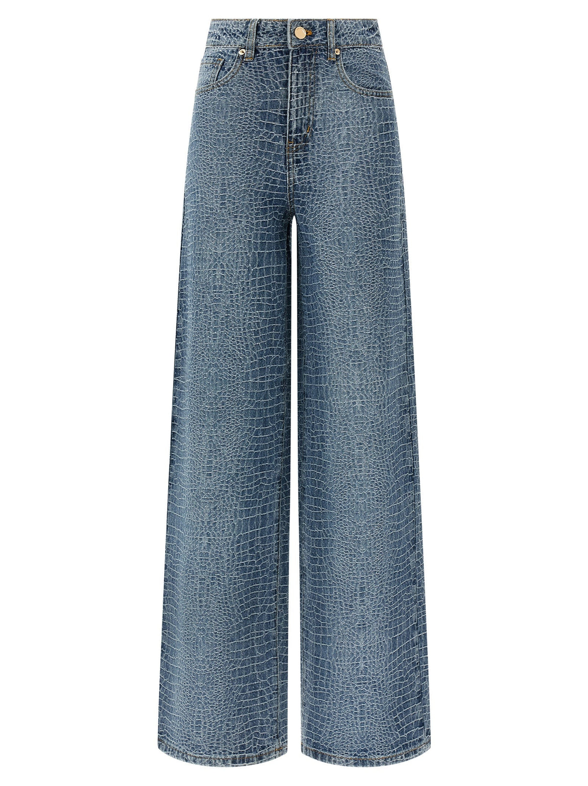 Self-Portrait Blue Cotton Jeans Denim