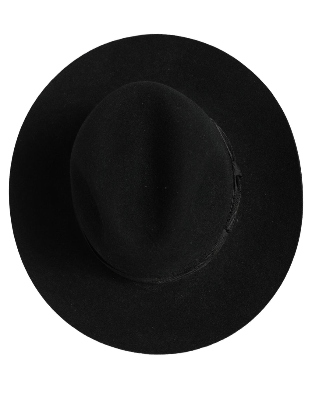 Dolce & Gabbana Men Black Classic Wide Brim Fedora Capello Hat