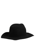 Dolce & Gabbana Men Black Classic Wide Brim Fedora Capello Hat