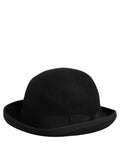 Dolce & Gabbana Men Black Rabbit Fur Felt Bowler Capello Hat