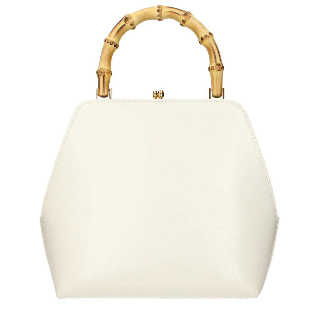 Jil Sander Beige Leather Handbag
