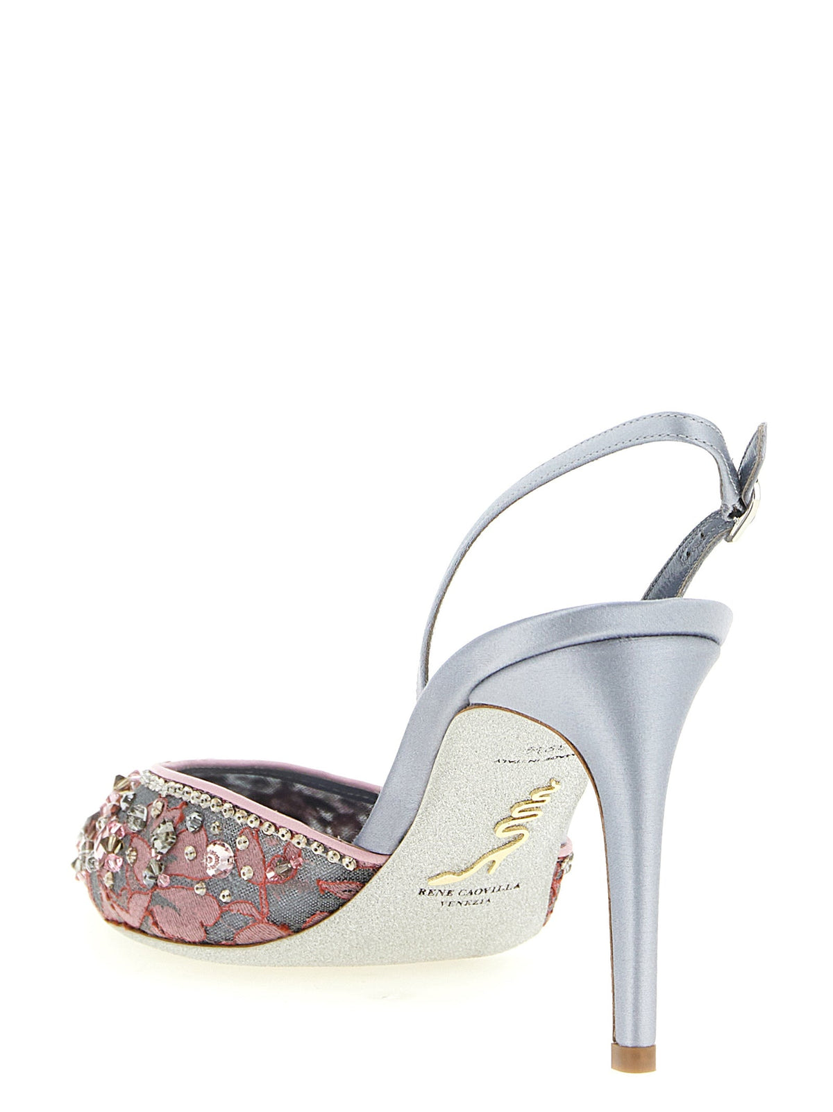 RENE CAOVILLA Multicolor Glass High Heel Pumps