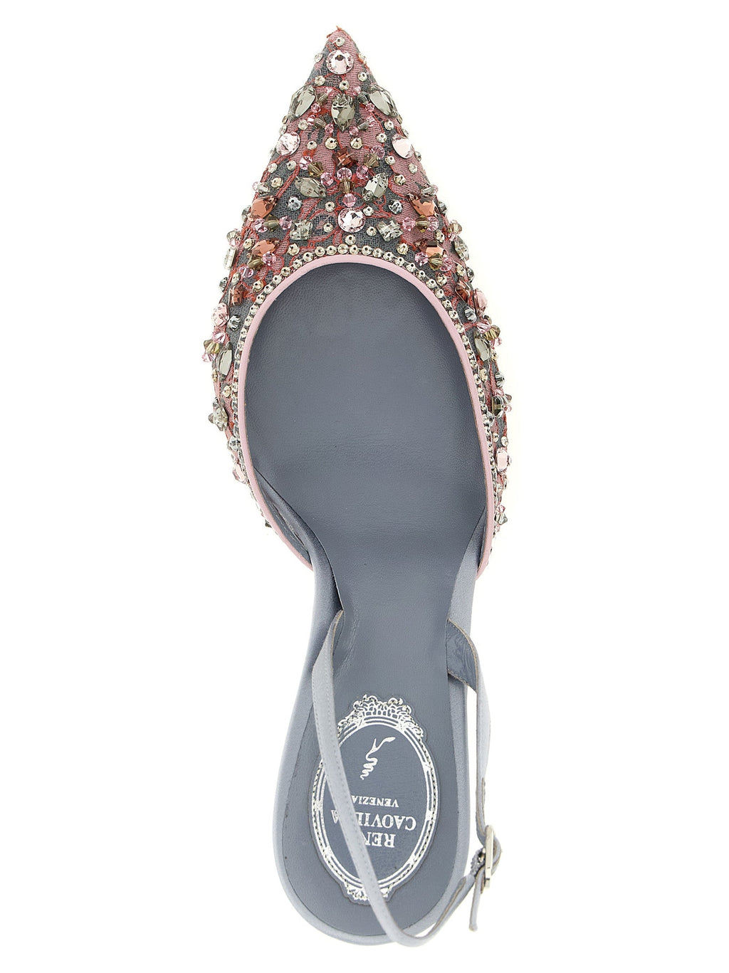 RENE CAOVILLA Multicolor Glass High Heel Pumps