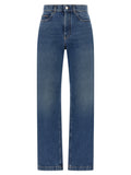 Marni Blue Cotton Straight-Leg Jeans