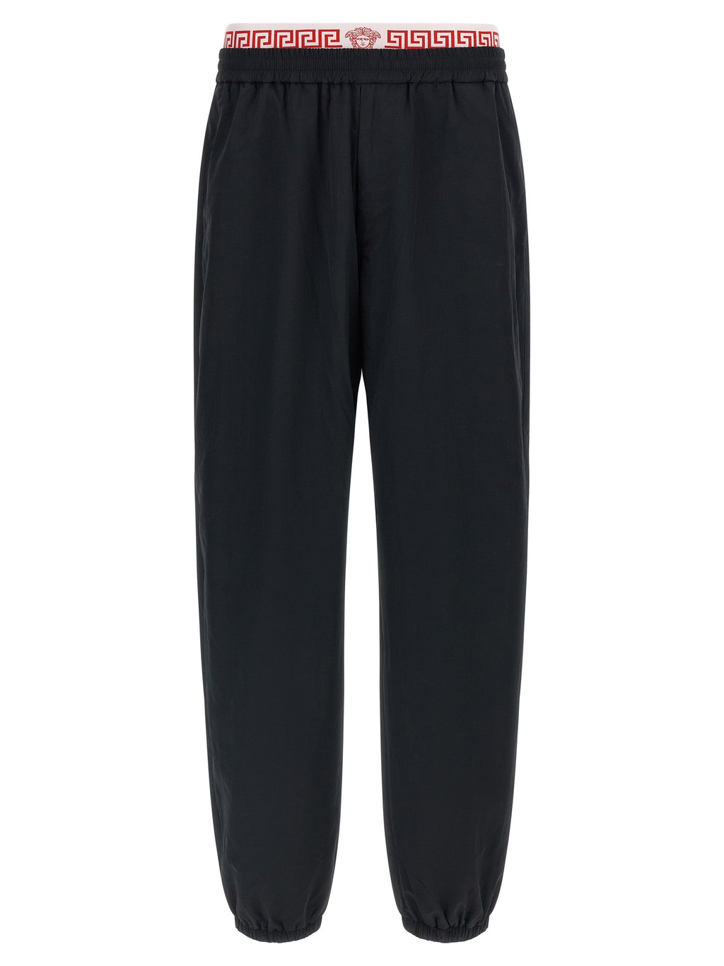 Versace Black Polyamide Joggers (Workout Pants)