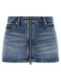 Alexander Wang Blue Cotton Bermuda Shorts