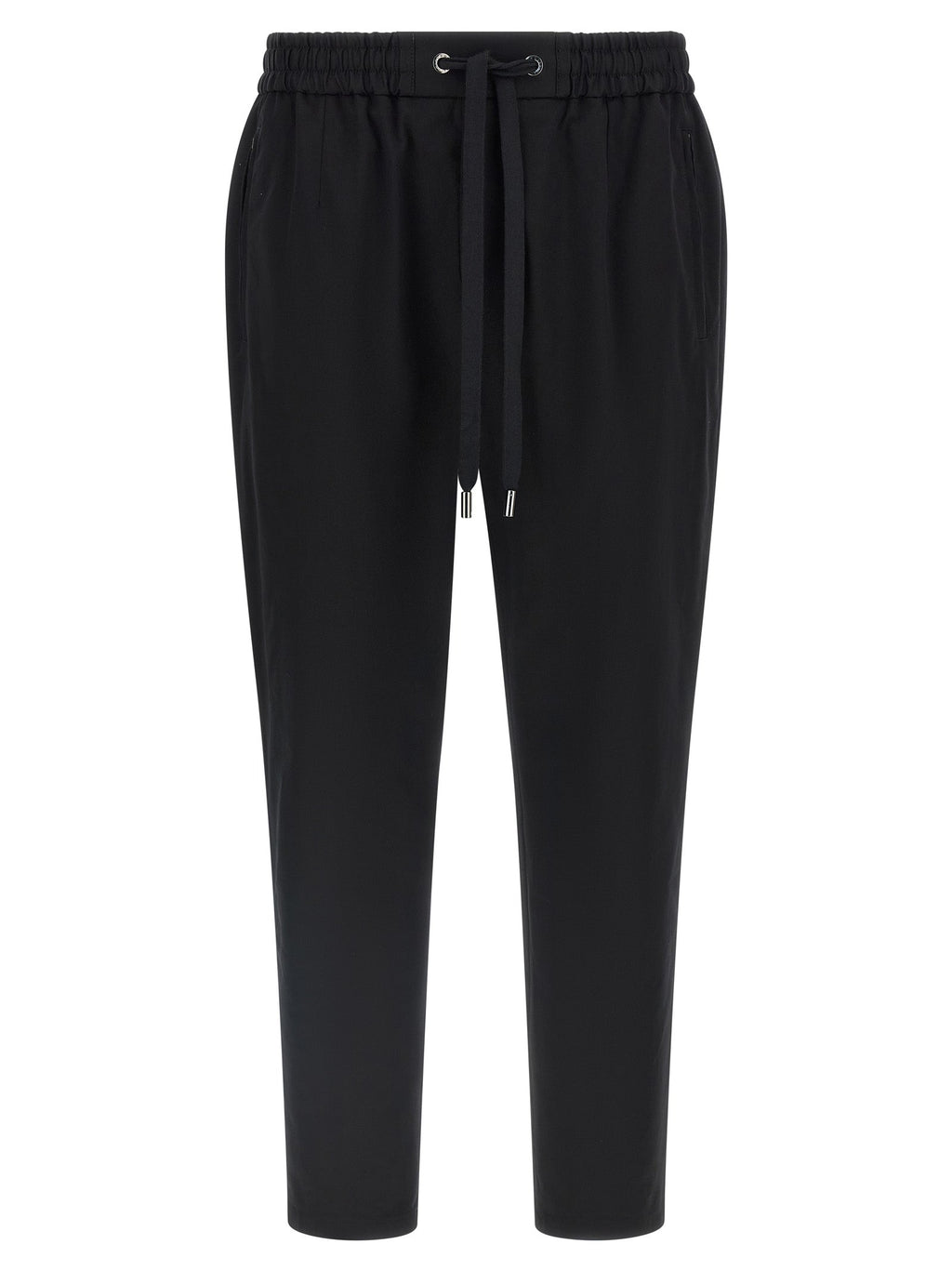 Dolce & Gabbana Black Cotton Casual Pants