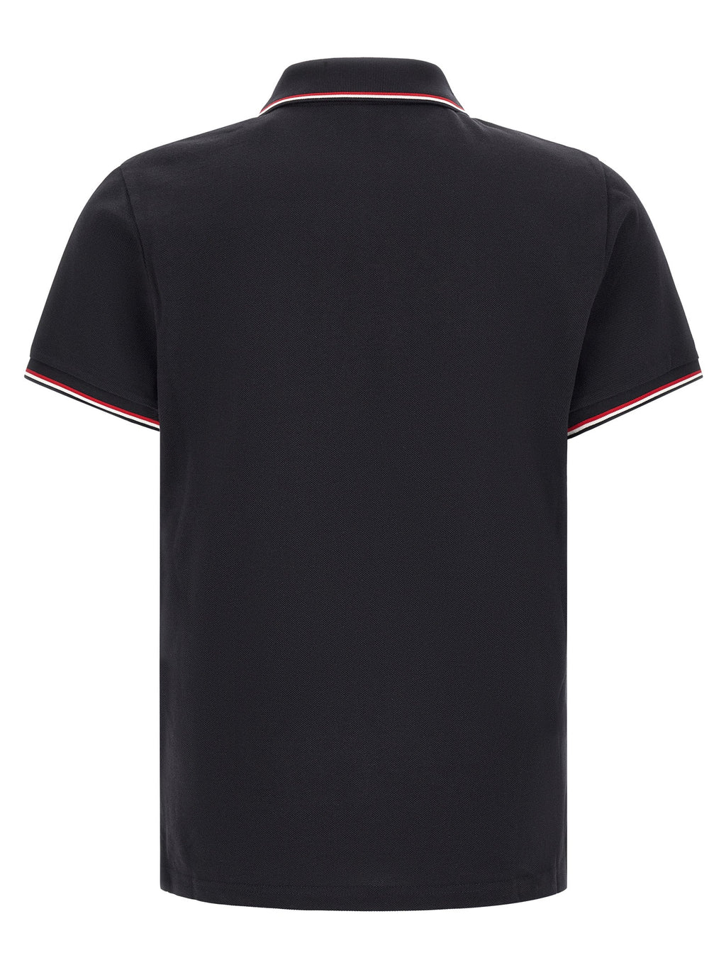 Moncler Blue Cotton Polo Shirt
